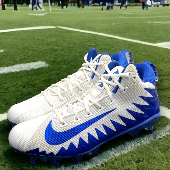Nike Alpha Menace NFL Football Cleats Blue White 871451 Mens 11.5 Fast Ship main image 7